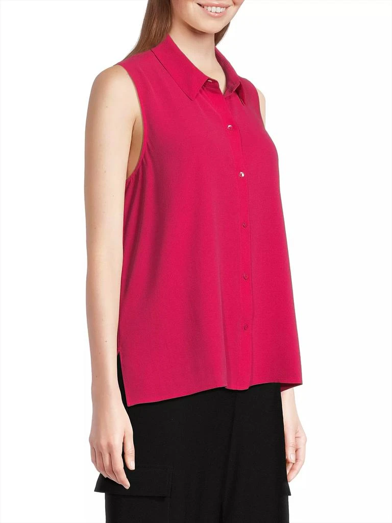Eileen Fisher Silk Sleeveless Shirt 4