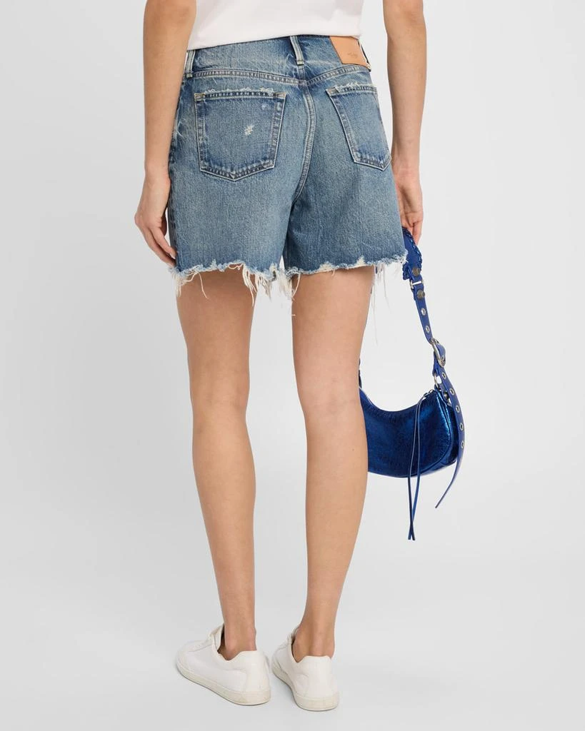 MOUSSY VINTAGE Ludlow Distressed Denim Shorts 3