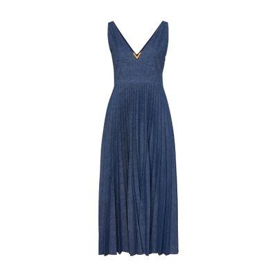 Valentino Denim maxi dress 1
