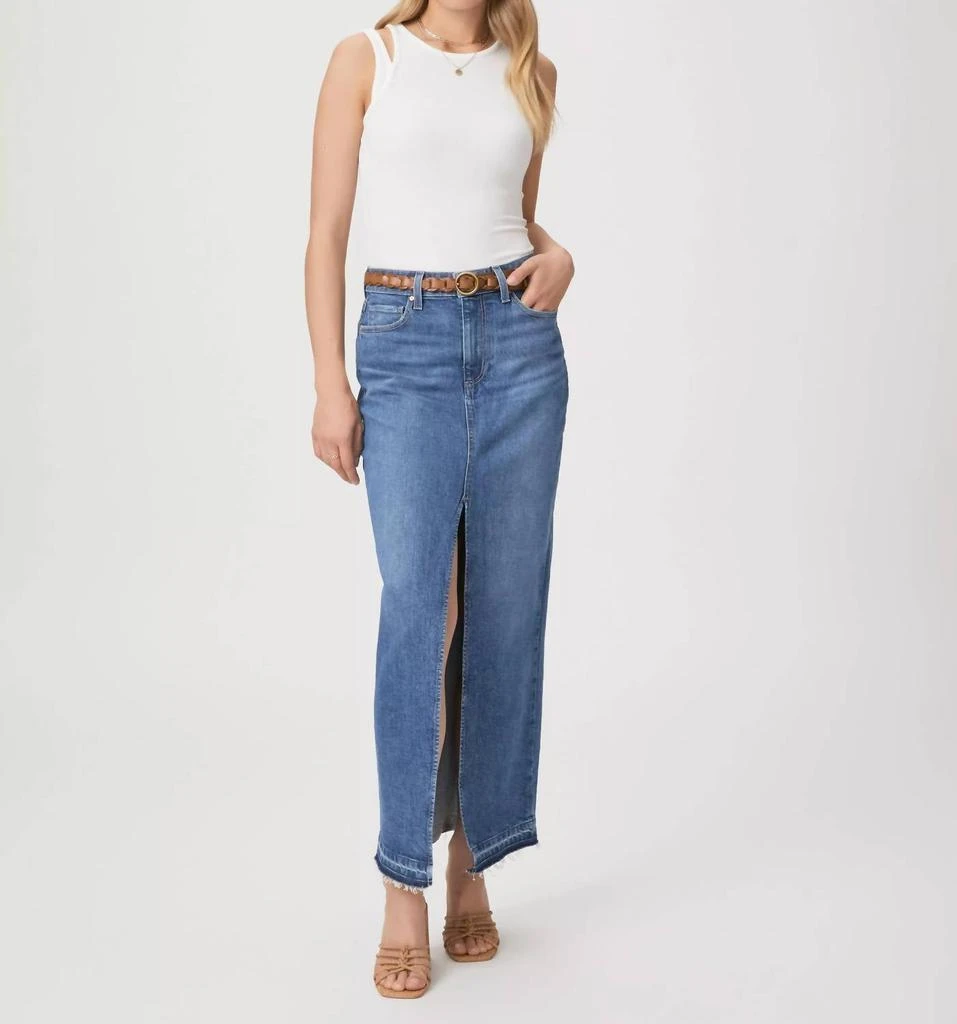 Paige Paige - ANGELA MAXI SKIRT WITH LET DOWN HEM 4
