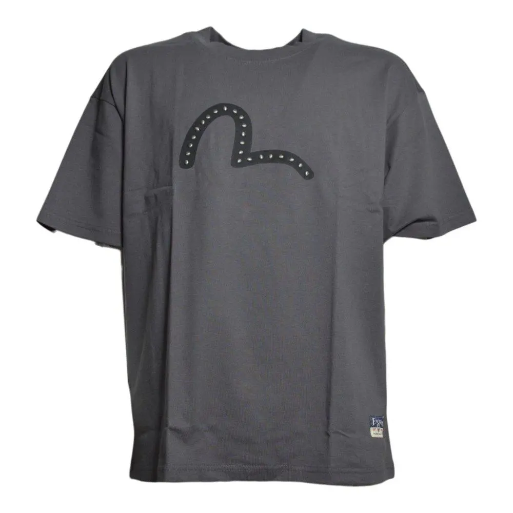Evisu Evisu Seagull Printed Studs T-Shirt