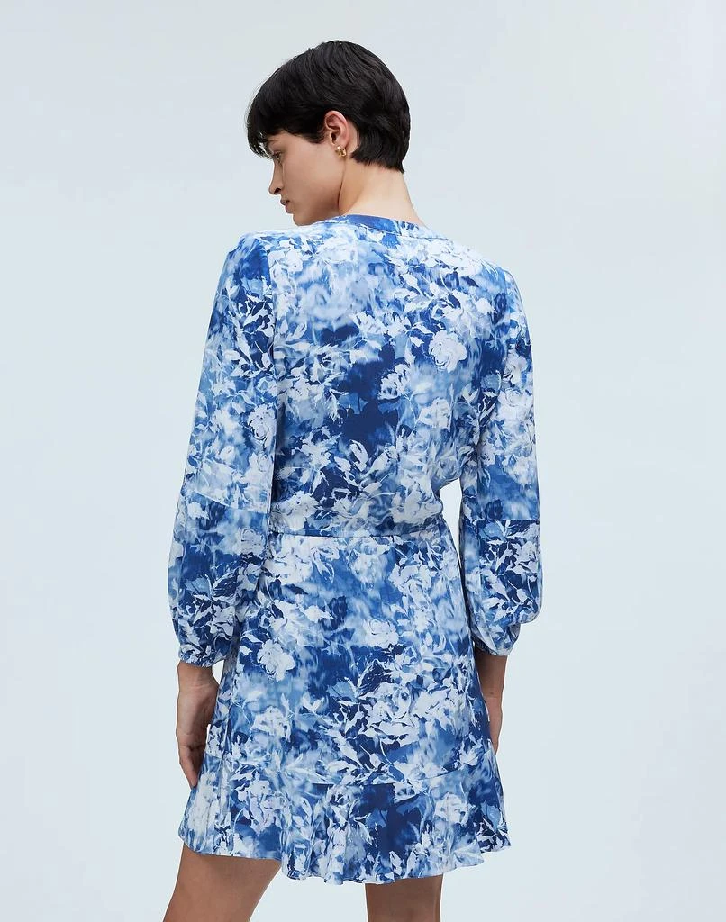 Madewell Tie-Waist Mini Shirtdress in Floral Crepe 4