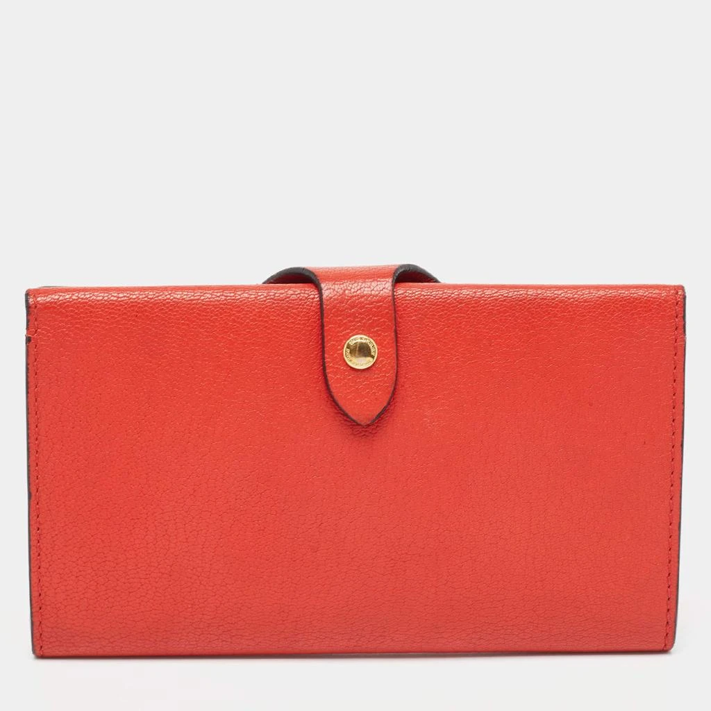 Burberry Burberry Red Leather Harlow Continental Wallet 1