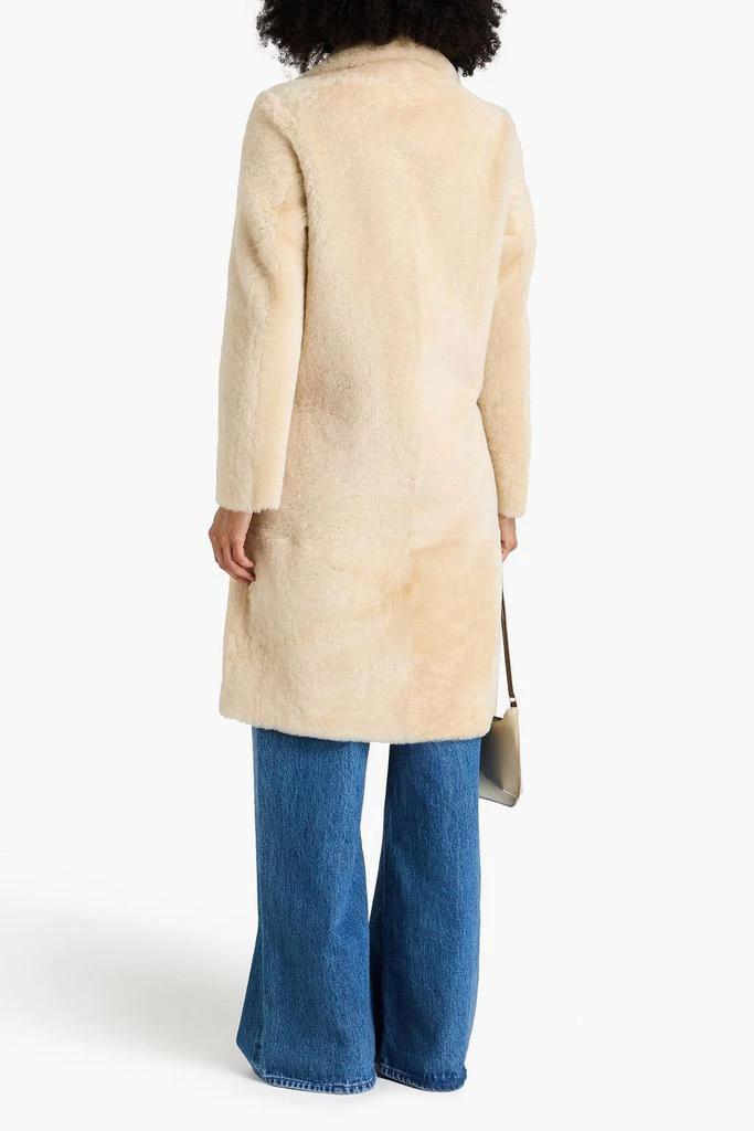 DOM GOOR Double-breasted reversible shearling coat 3