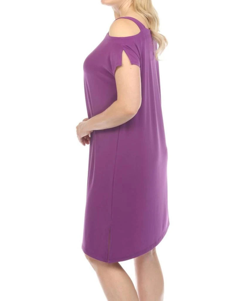 asymmetric shift dress Asymmetric Sleeveless Button Detail Shift Dress main image 0