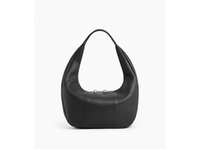 le tanneur Grand sac hobo Juliette en cuir grainé