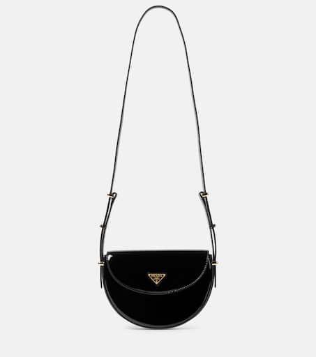 ハンドバッグ Prada Black Leather Arqua Handbag Prada Leather Shoulder Bag