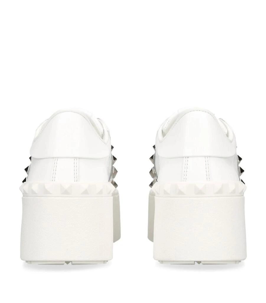 Valentino Leather Rockstud Platform Sneakers 2