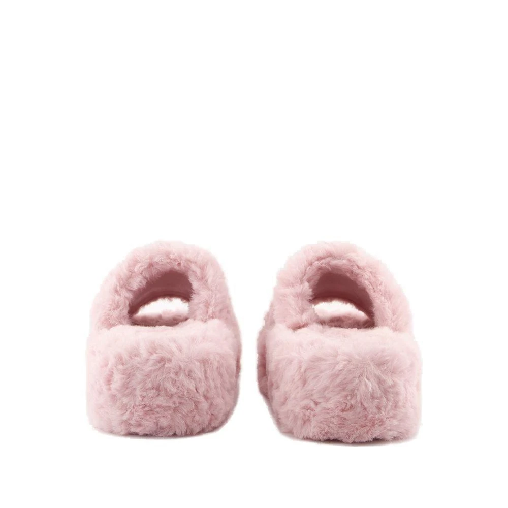 Balenciaga Balenciaga Political Furry Platform Sandals 3