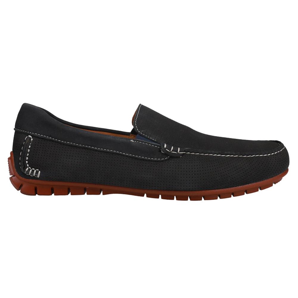 Johnston & Murphy Cort Venetian Perforated Slip On Shoes