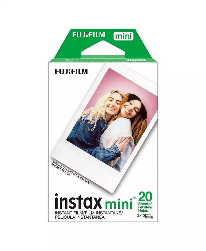 Fujifilm Instax Mini Instant Camera Film: 100 Shoots Total, (10 Sheets x 10) Bundle with Slinger 64 Pocket Mini Instax Photo Album 6