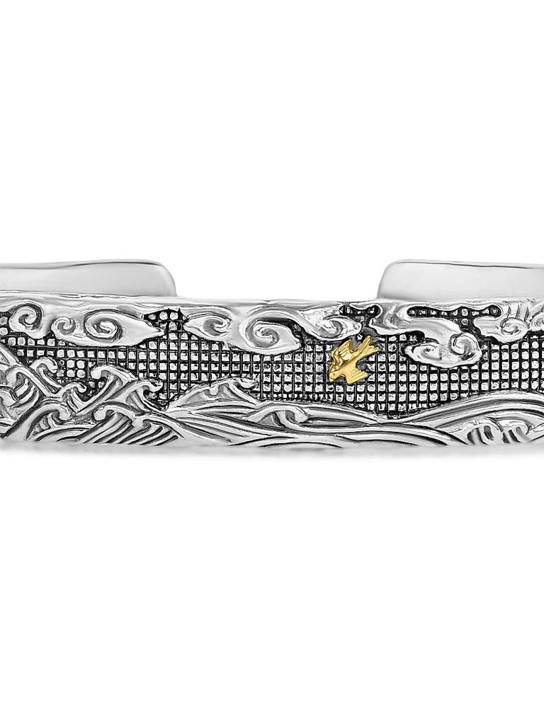 David Yurman Waves Cuff Bracelet in Sterling Silver 5