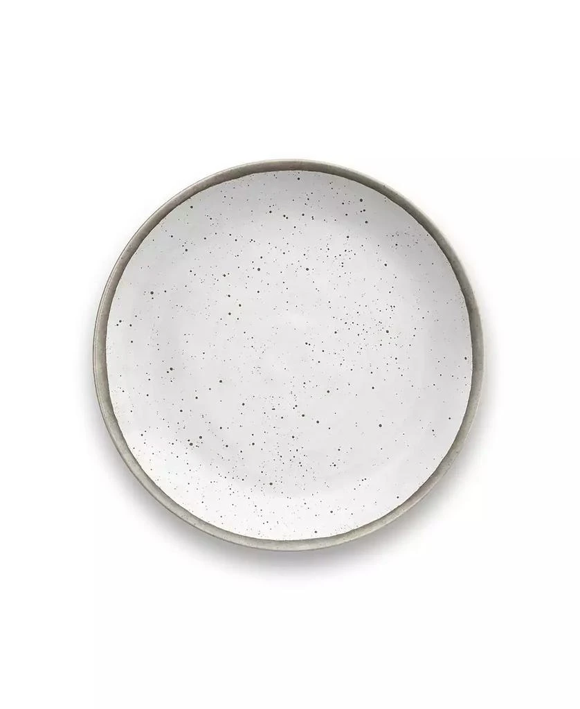 Abode Homewares Retreat Pottery White Salad 8.5" Set of 6