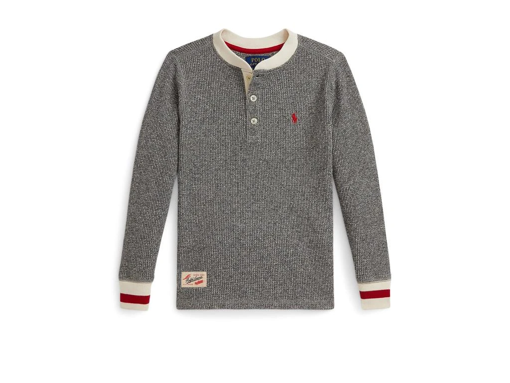 Ralph Lauren Waffle-Knit Cotton Henley Shirt (Toddler/Little Kid)