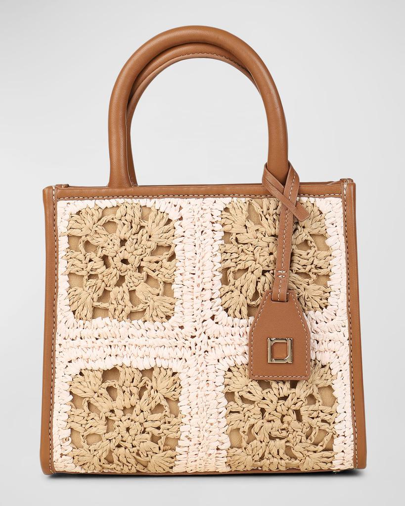 Rafe Ayesha Small Flora Crochet Tote Bag
