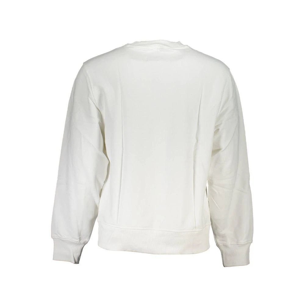 Calvin Klein White Cotton Men Sweater 2