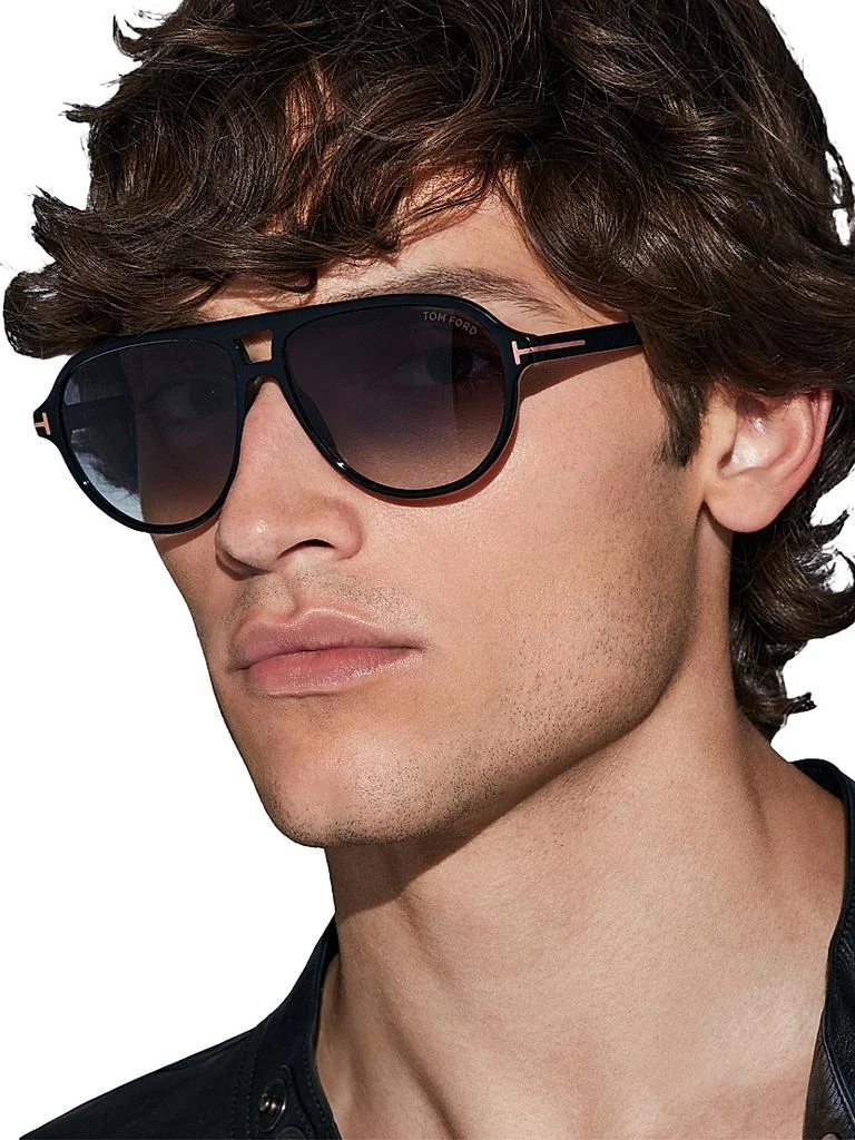 Tom Ford Jeffrey 60MM Aviator Sunglasses 2