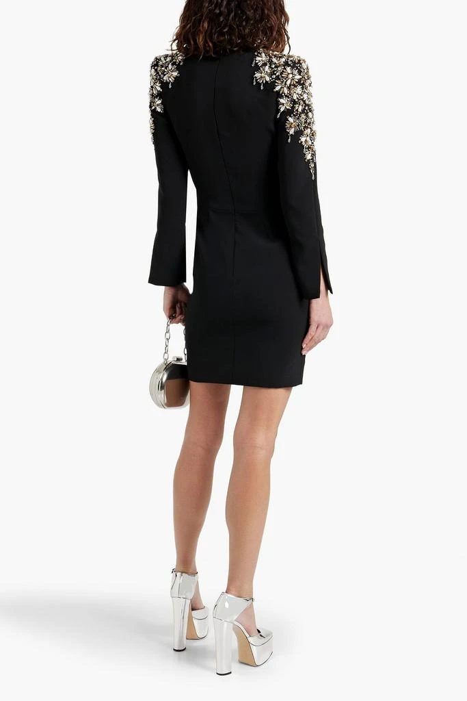 Jenny Packham Kay embellished crepe mini dress 3