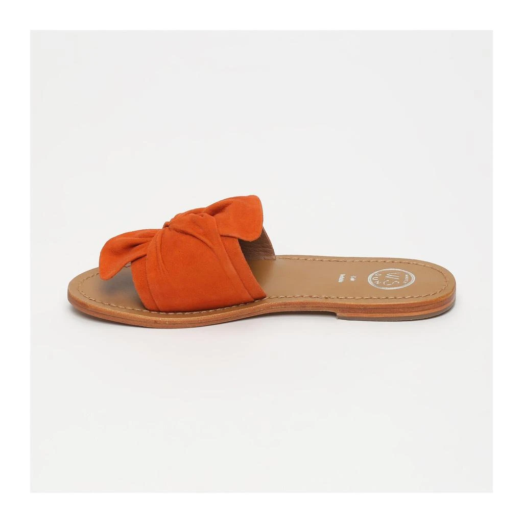 White Sun Mules Simpatica - Orange Goat Suede - Orange 4