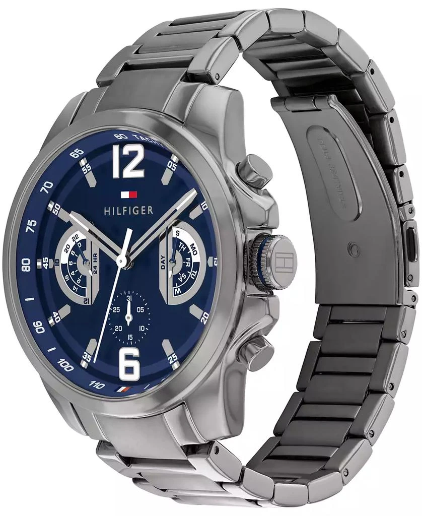 Tommy Hilfiger Men's Quartz Grey Ionic Plated Steel Watch 46mm 2