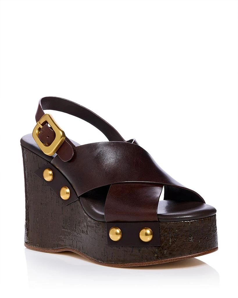 AQUA Women's Studded Platform Sandals - Exclusive 1