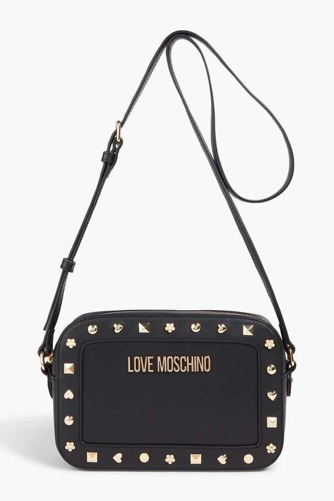 Love Moschino Studded leather cross-body bag