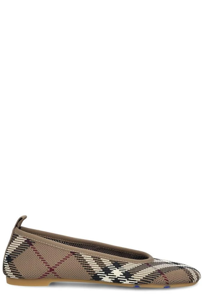 Burberry Burberry Checked Slip-On Flat Shoes 1