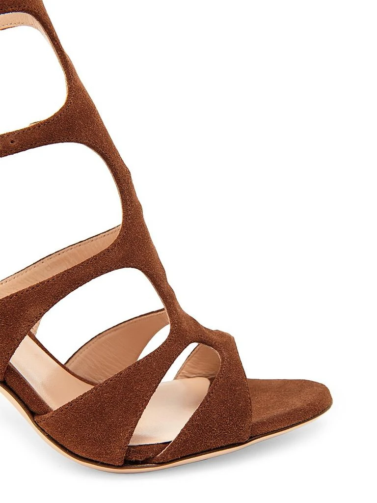 Tom Ford 85MM Suede Caged Stiletto Sandals 5