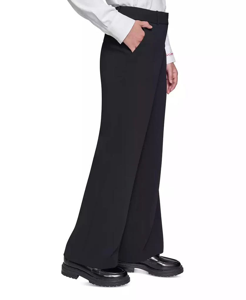 Karl Lagerfeld Paris Women's Bootcut High-Rise Pants 3