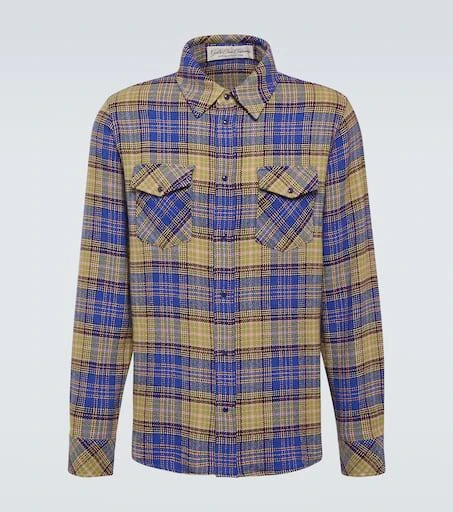 God's True Cashmere Tartan cashmere shirt 1