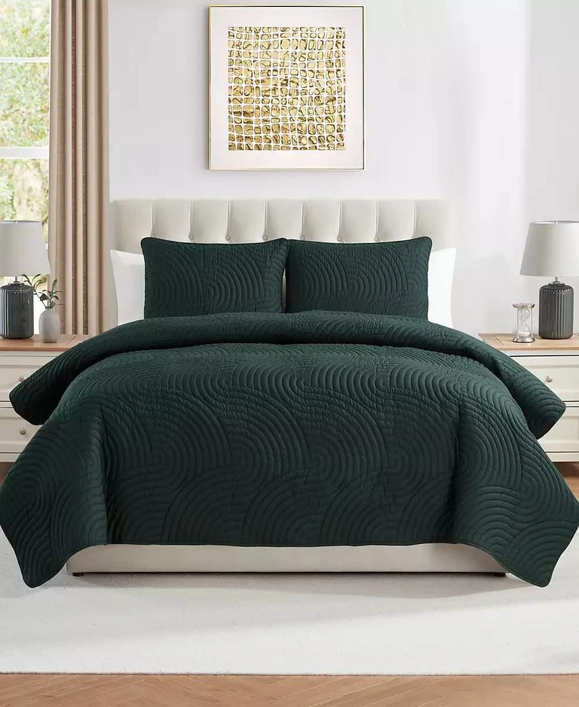 VCNY Home Sands 3-Piece Curved Quilt Set 6