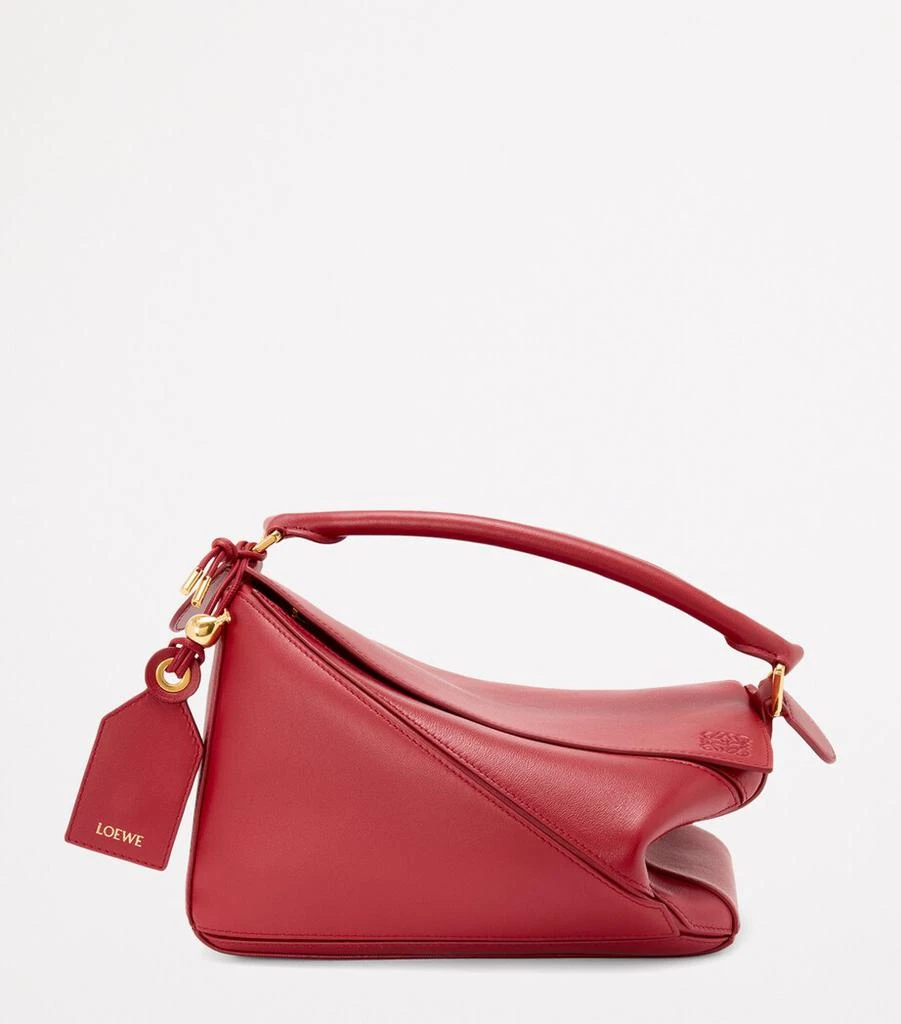Loewe Small Leather Featherlight Puzzle Top-Handle Bag 2