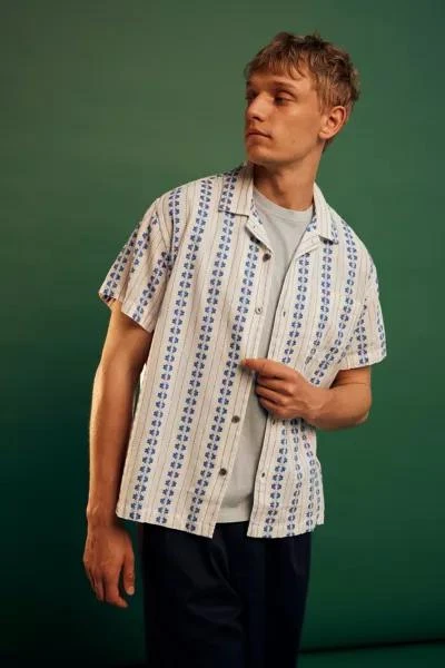 Obey OBEY Harmony Stripe Short Sleeve Button-Down Shirt 1