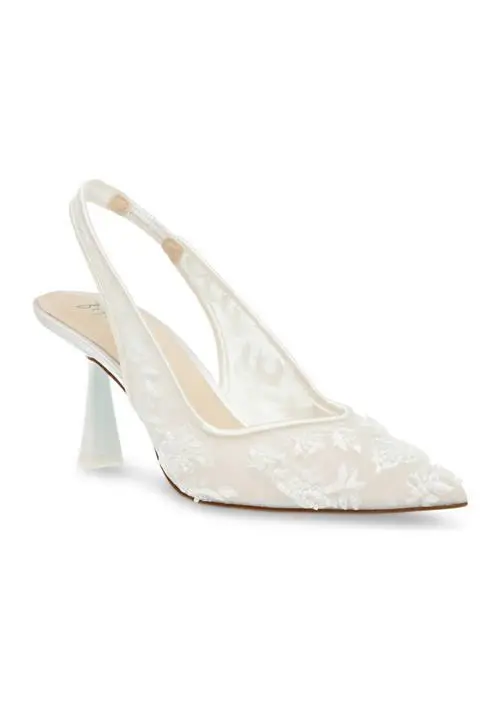 Betsey Johnson Nikki Embellished Slingback Pumps