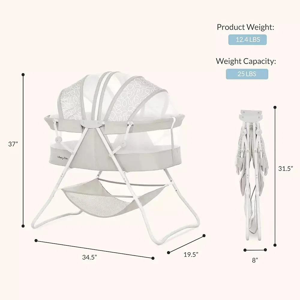 Dream On Me Baby Karley Bassinet 3