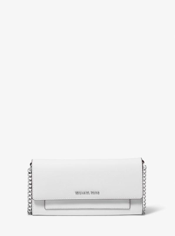 Michael Kors Jet Set Medium Saffiano Leather 2-in-1 Convertible Crossbody Bag
