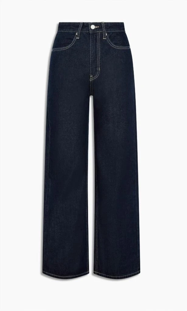 JUST BLACK DENIM Women's High Waisted Straight Leg Skater Jeans In Blue 1