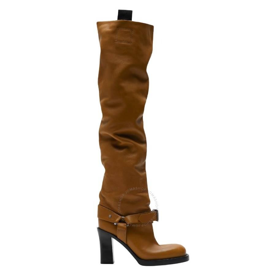 Burberry Chelsea Wedge boot in dark green leather - Boots
