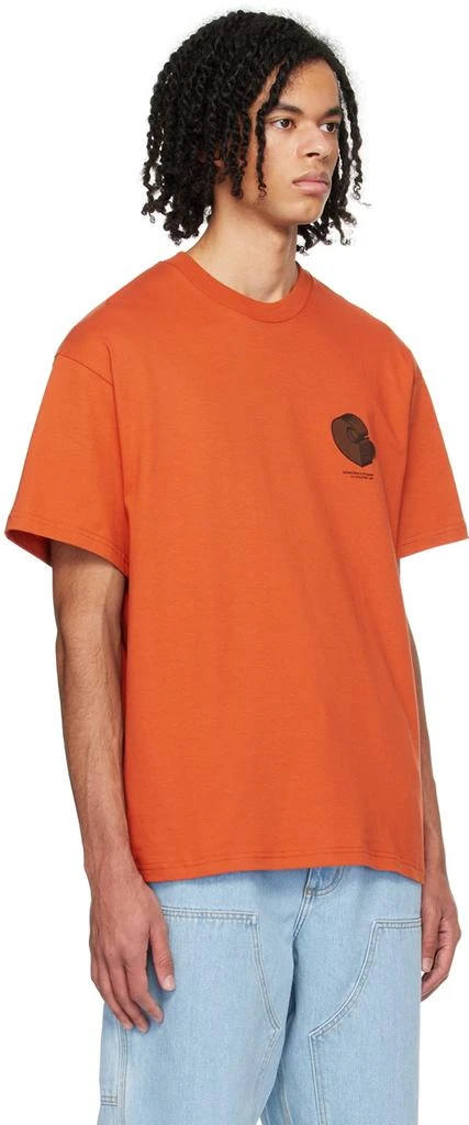 Carhartt WIP Orange Diagram C T-Shirt 2