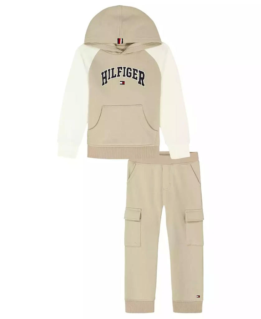 Tommy Hilfiger Boys Toddler 2T-4T 2-Piece Hoodie and Cargo Joggers Set new arrivals