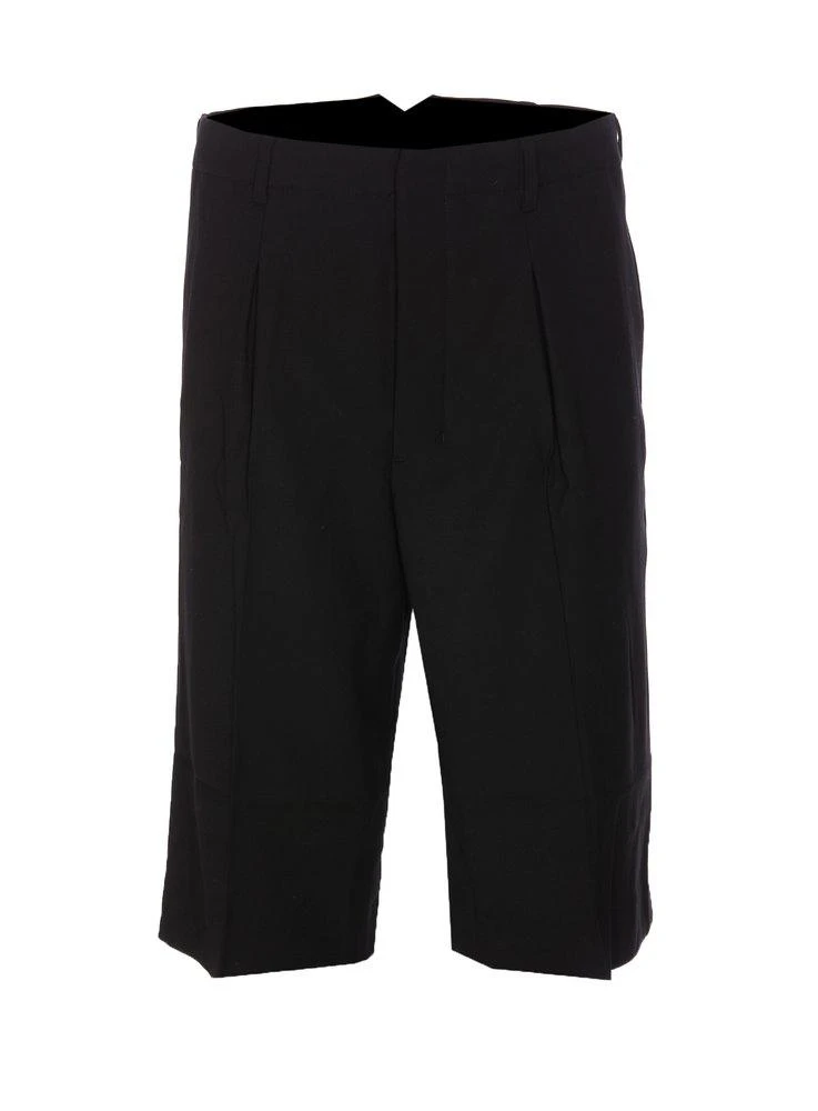 AMI AMI Front Pleated Bermuda Shorts 1