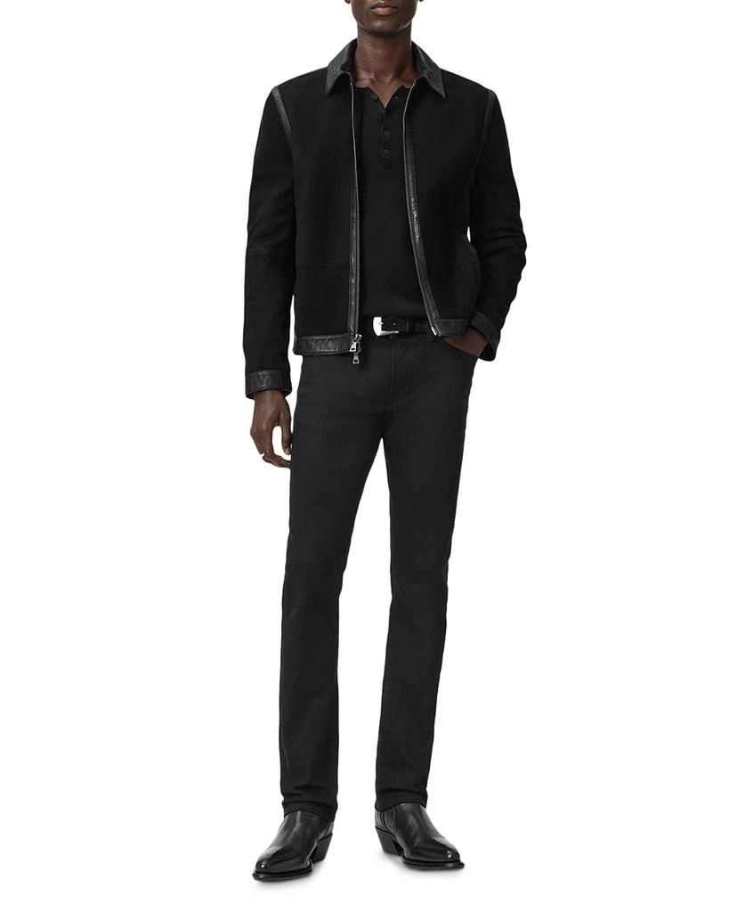 John Varvatos Jaxon Waxed Suede Jacket 3