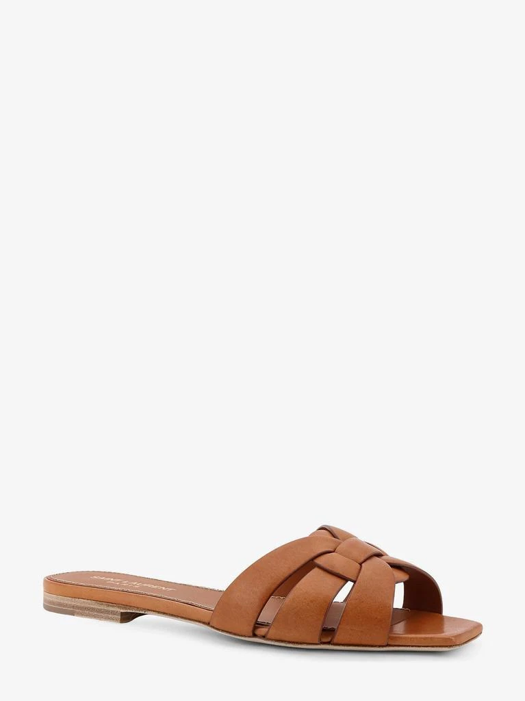 Yves Saint Laurent Tribute 05 Flat leather sandals 2