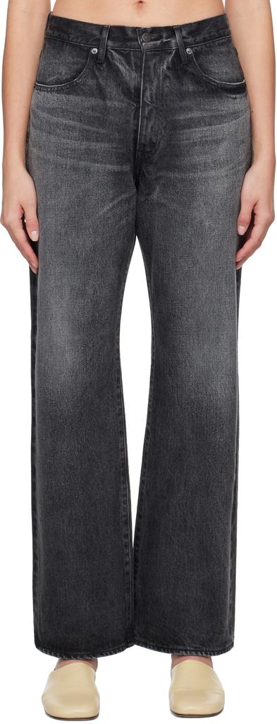 Black Selvedge Faded Heavy Jeans – On Sale Now with Up to 60