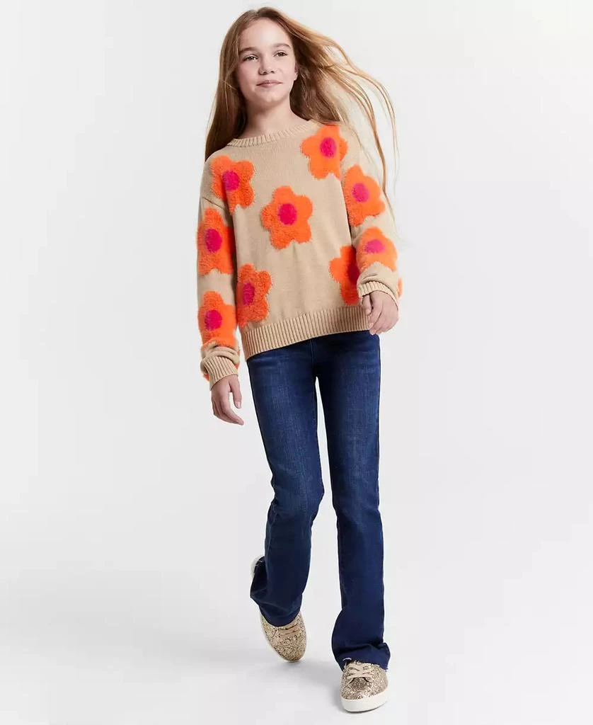 Epic Threads Girls Groovy Floral Pullover Sweater, Created for Macy's 2