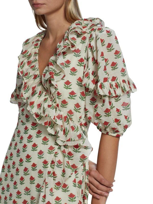 Rhode Lydia Ruffle Maxi Dress 4