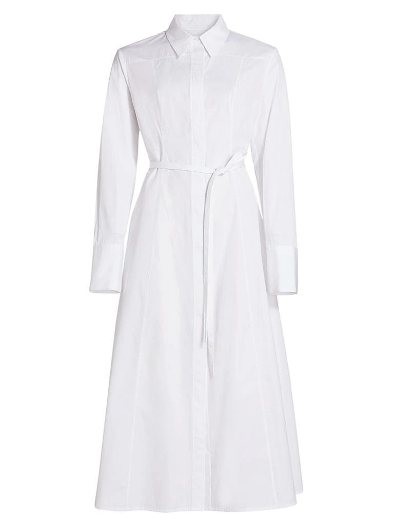 CO Cotton Poplin Tie-Waist Shirtdress 1