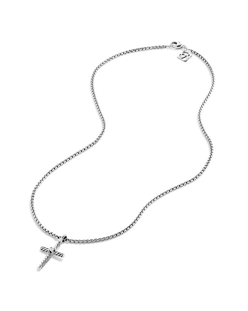 David Yurman Cable Classics Cross Necklace with Diamond 4