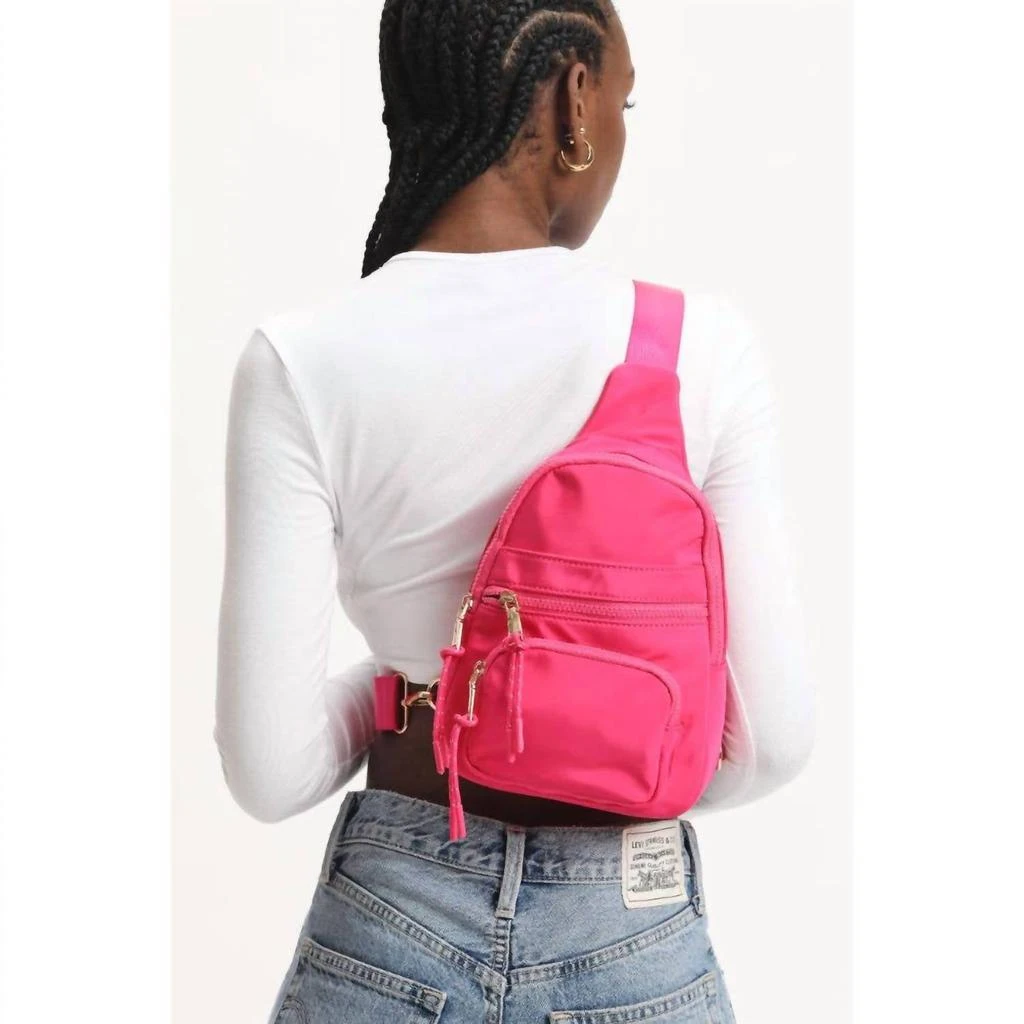 Urban Expressions Urban Expressions - Women
s Sid Nylon Sling Backpack 5