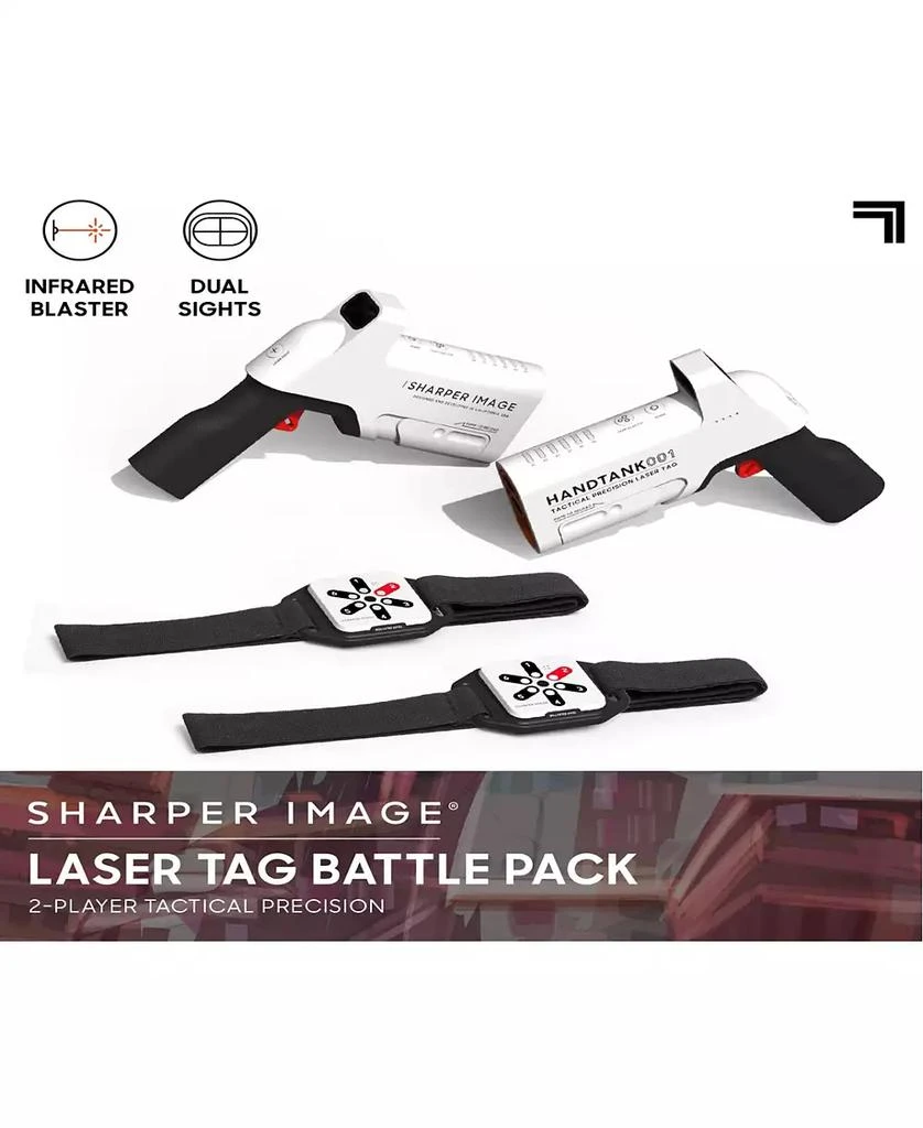 Sharper Image 2 Player Laser Tag Handtank Starter Set 11